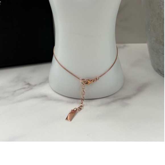 Yves Saint Laurent Rose Gold Cassandre Logo Bracelet - Picture 3 of 4